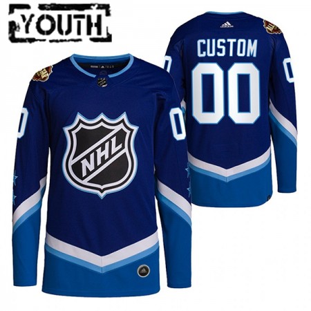 Camisola 2022 NHL All-Star Personalizado Azul Authentic - Criança